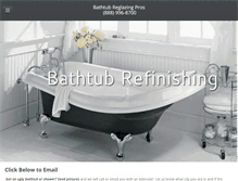 Tablet Screenshot of bathtubreglazingpros.com